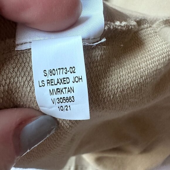 NWOT - Banana Republic Johnny Collar Polo in Whiskey Brown Size XL - Picture 9 of 9